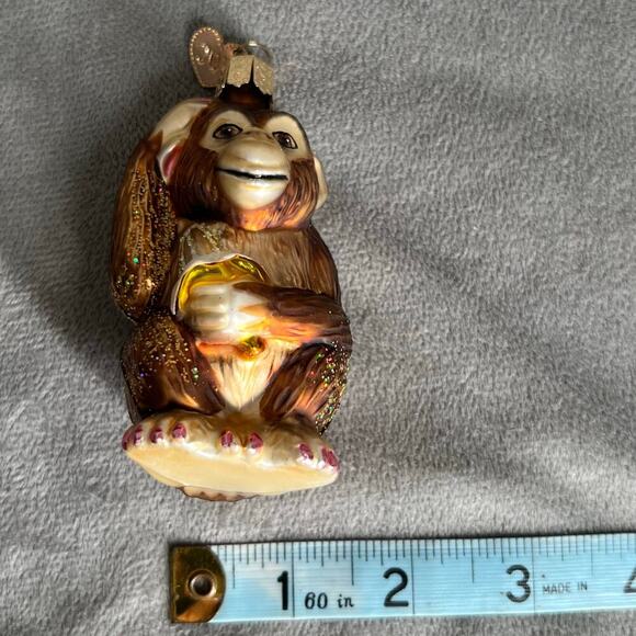 Old World Christmas Chimpanzee‎ Ornament - Picture 8 of 8